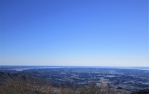 宝篋山山頂より霞ヶ浦を望む/宝篋山登山3