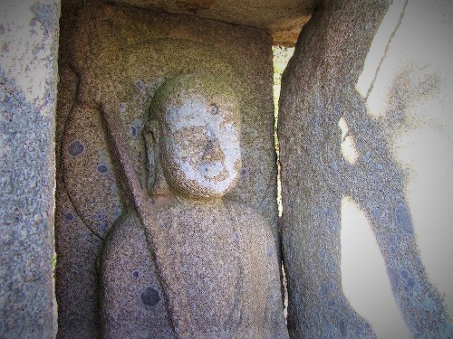 ふくよかで優しいお顔立ちの地蔵菩薩様/つくば市小田/宝篋山登山7