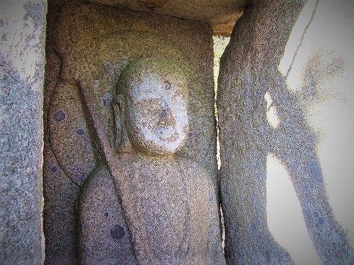 ふくよかで優しいお顔立ちの地蔵菩薩様/つくば市小田/宝篋山登山7