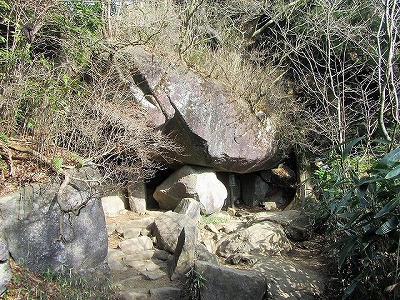 胎内くぐり/筑波山、登山、筑波石、自然